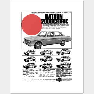 DATSUN 2000 CEDRIC - advert Posters and Art